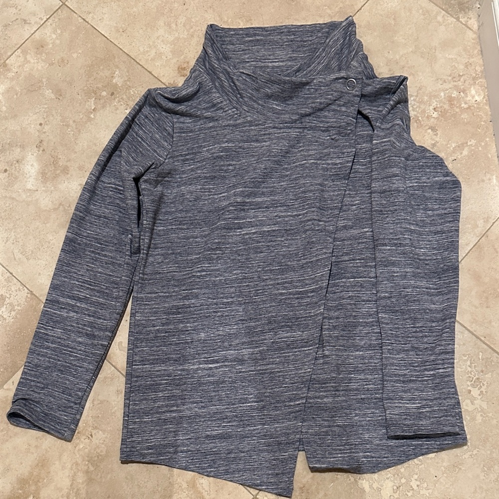 Stylish Gray Asymmetrical Jacket